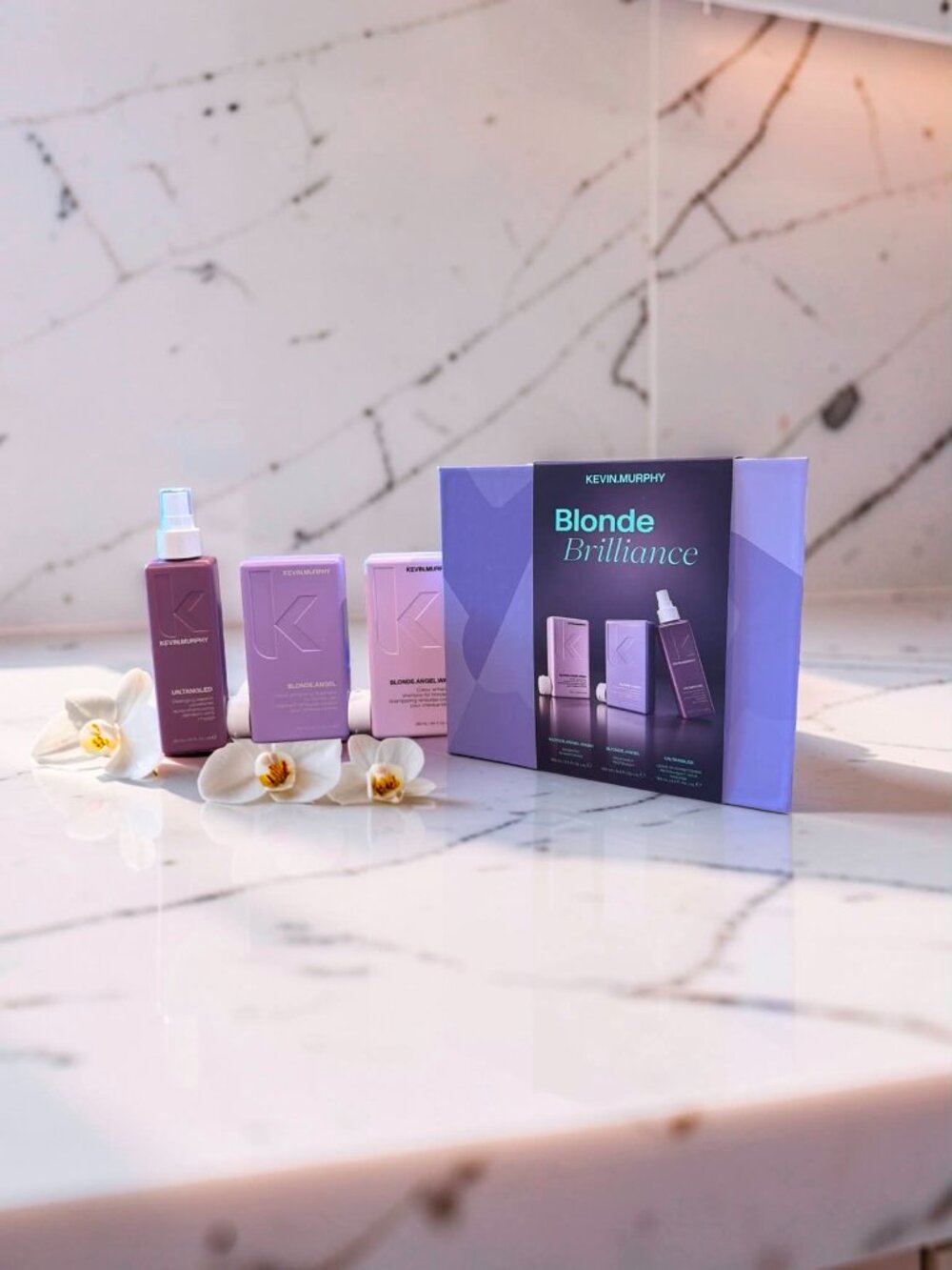 Kevin.Murphy Blonde Brilliance Blonde.Angel Wash, Blonde.Angel Rinse & Un.Tangle